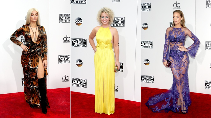 Illustration for article titled Sheer and Lace Will Never Die: All the Red Carpet Looks From the 2016 AMAs